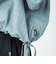 126K3071101　W DRAWSTRING CHECK SHIRT　SAX　717835-0003