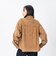 126K3071201　W EMBROIDERY DENIM SHIRT　CAMEL　717836-0003