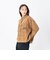 126K3071201　W EMBROIDERY DENIM SHIRT　CAMEL　717836-0003