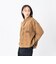 126K3071201　W EMBROIDERY DENIM SHIRT　CAMEL　717836-0003