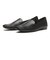 JE-2221　SQUARE FLAT LOAFERS　BLACK　719992-0001
