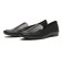 JE-2221　SQUARE FLAT LOAFERS　BLACK　719992-0001