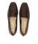 JE-2221　SQUARE FLAT LOAFERS　BROWN DOT　719992-0002