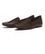 JE-2221　SQUARE FLAT LOAFERS　BROWN DOT　719992-0002