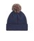 027411　K POM POM MID CROWN BEANIE JR　01NAVY　719885-0001