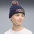 027411　K POM POM MID CROWN BEANIE JR　01NAVY　719885-0001