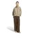LG8941　W BLOUSY OVERSIZED TT(ARCH2)　KHAKI3　716024-0001