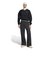KS6796　W ENGINEER RIB CREW　*BLACK/CWHITE　715695-0001