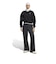 KS6796　W ENGINEER RIB CREW　*BLACK/CWHITE　715695-0001