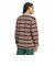 LG4083　W STRIPE KNITTED POLO(ARCH2)　SHADOWRED　716015-0001