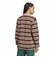 LG4083　W STRIPE KNITTED POLO(ARCH2)　SHADOWRED　716015-0001