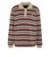 LG4083　W STRIPE KNITTED POLO(ARCH2)　SHADOWRED　716015-0001