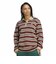 LG4083　W STRIPE KNITTED POLO(ARCH2)　SHADOWRED　716015-0001
