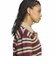 LG4083　W STRIPE KNITTED POLO(ARCH2)　SHADOWRED　716015-0001