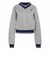 KS7368　W ENGINEER RIB CREW　*MGRY/GRY/NIGHT　715702-0001