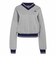 KS7368　W ENGINEER RIB CREW　*MGRY/GRY/NIGHT　715702-0001