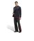 LC5959　U VELOUR LS POLO　*BLACK　716481-0001
