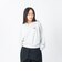 126K3040300　W CHECKER PATCH SWT　TOP GRAY　717830-0001