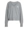 IA4446　W ESS KNIT SWEATSHIRT　MGREYHEATHER　716032-0001