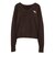 IA4444　W ESS KNIT SWEATSHIRT　AURORACOFFEE　716031-0001