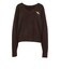 IA4444　W ESS KNIT SWEATSHIRT　AURORACOFFEE　716031-0001