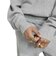 IA4450　W ESS KNIT HOODIE　MGREYHEATHER　716034-0001