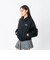 126K3090701　W EMBROIDERY ZIP BLOUSON　BLACK　717834-0001
