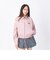 126K3090701　W EMBROIDERY ZIP BLOUSON　DUSTY PINK　717834-0003