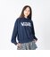 126K3030601　W LACE FABRIC LOGO H SWT　NAVY　717833-0003