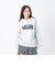 126K3030601　W LACE FABRIC LOGO H SWT　TOP GRAY　717833-0001