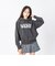 126K3030601　W LACE FABRIC LOGO H SWT　BLACK　717833-0002