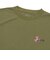 226-043005　TIDELINE PHOTO T/C LOOSE TEE　OLIVE　715172-0002