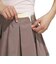 KU0502　W WOVEN SKIRT(ORI PREP)　TRACEBROWN　715805-0001