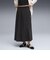 634064　W T7 WOVEN MIDI SKIRT　01BK　699634-0001