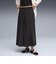 634064　W T7 WOVEN MIDI SKIRT　01BK　699634-0001