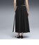 634064　W T7 WOVEN MIDI SKIRT　01BK　699634-0001