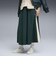 634064　W T7 WOVEN MIDI SKIRT　75GREEN TERRAIN　699634-0002
