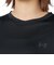 6012612　W UA TECH TUCK T-SHIRT　001BLK　707895-0001