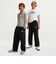 IF2825　K CLUB WVN CRGO PNT　010BLACK/WHITE　722083-0001