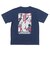 225-014005　WILD-CARD LOOSE FIT T/C TEE　NAVY　705373-0001