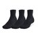 1386372　U UA TC 3pk Qtr　001BLK/BLK/WHT　684407-0003