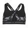 6001296　W CROSSBACK BRA PRINT MED SUP　001BLK　692254-0001