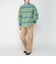G6SM-J059　M LANGDON RUGBY SHIRT　OLIVE /BLUE　708744-0001
