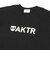 225-044005　68xAKTR LOGO TEE　BLACK　705367-0001
