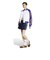 KQ6486　W 3STRIPES DENIM MINI SKIRT　INDIGODENIM　716064-0001