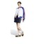 KQ6486　W 3STRIPES DENIM MINI SKIRT　INDIGODENIM　716064-0001