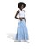 KY8113　W DENIM SKIRT　LIGHTDENIM　714199-0001