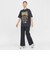 HF9692　W OS SS TEE FVL　010BLK　695629-0001