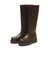 W3071　TRACK SOLE LONG BOOTS5　BROWN　715018-0002