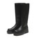 W3071　TRACK SOLE LONG BOOTS5　BLACK　715018-0001